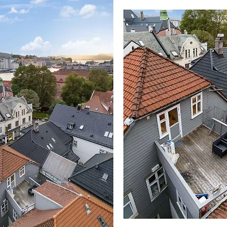 Roof Terrace 3br - Unesco Bryggen And Floien